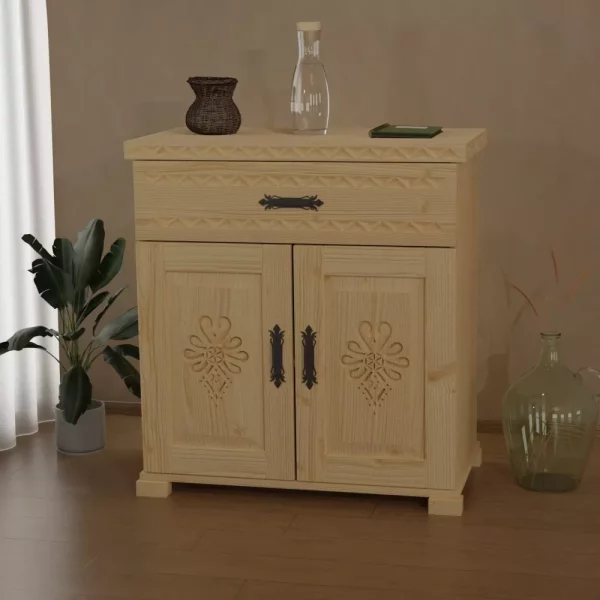 Śleboda Komoda 80cm, drzwiczki + szuflada