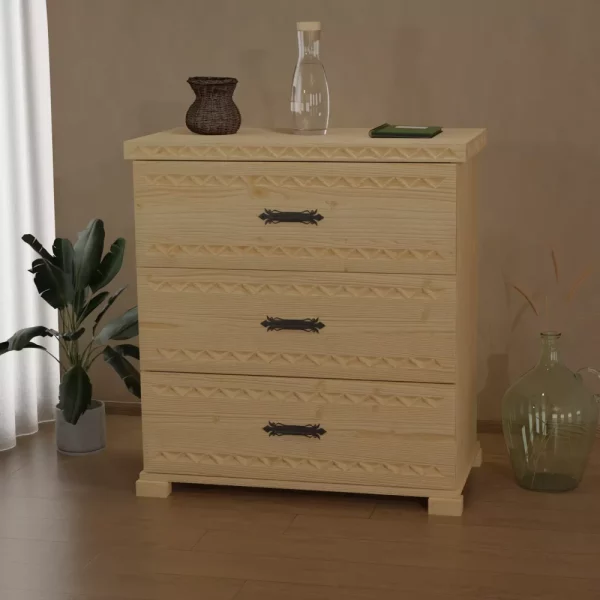 Śleboda Komoda 80cm 3 szuflady