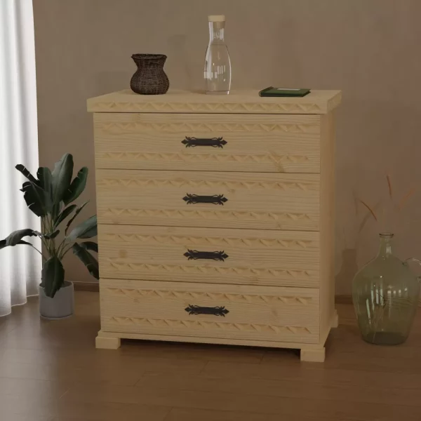 Śleboda Komoda 80cm, 4 szuflady