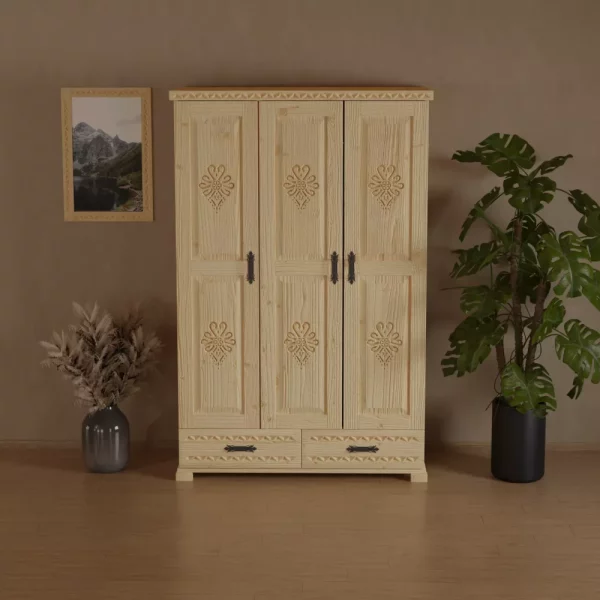 Śleboda, Szafa 120cm, 3x drzwiczki + 2x szuflada