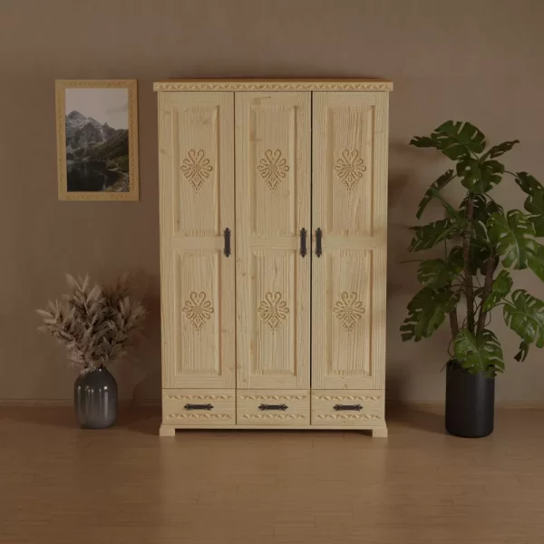 Śleboda, Szafa 120cm, 3x drzwiczki + 3x szuflada
