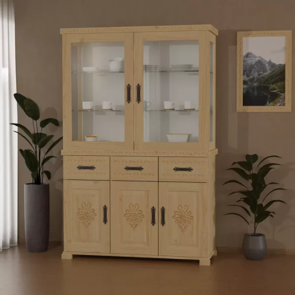 Śleboda, Witryna 120cm, 3x drzwiczki + 3x szuflada