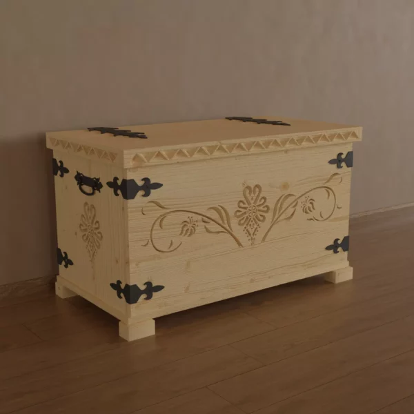 Śleboda, Kufer drewniany