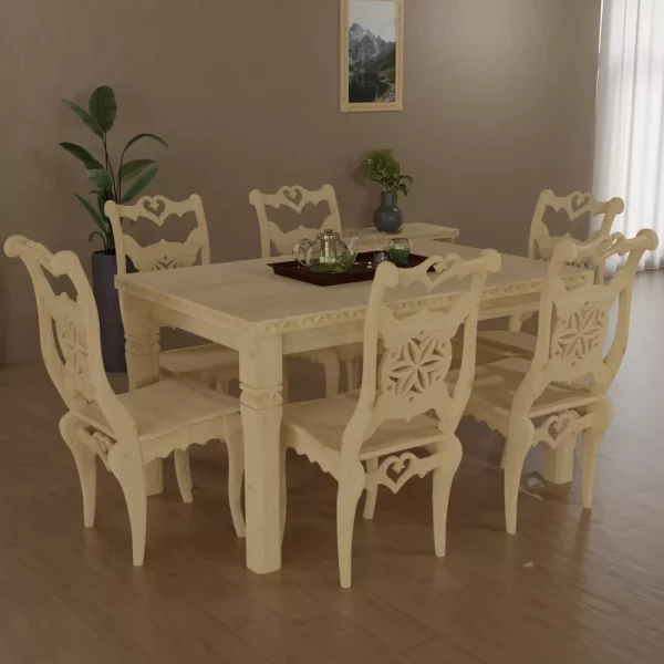Śleboda, Stół drewniany 140x78x90 cm