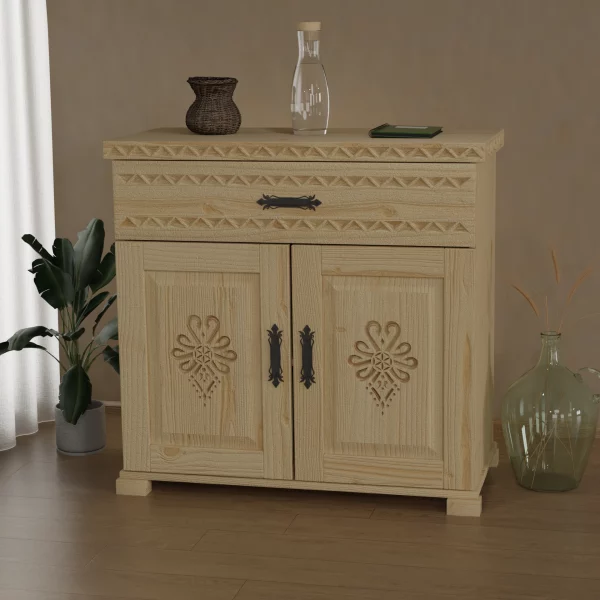 Śleboda Komoda 90cm, drzwiczki + szuflada